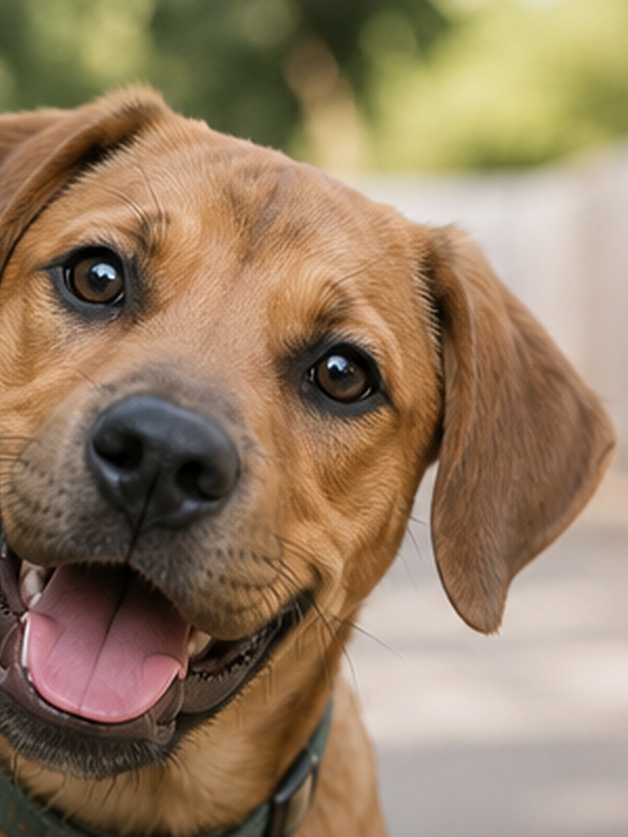 A friendly dog looking for a forever home