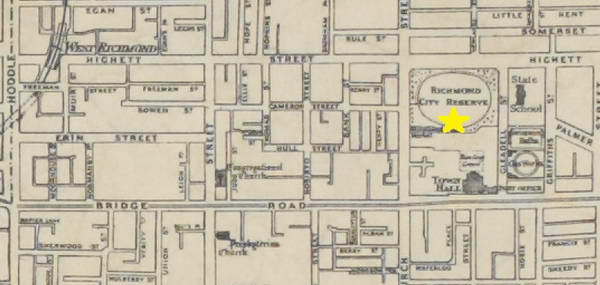 Barkly Gardens area — Richmond parkland