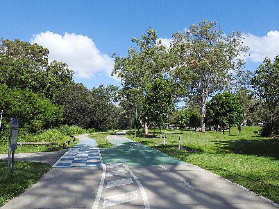 Kedron Brook — shared cycle and walking ways