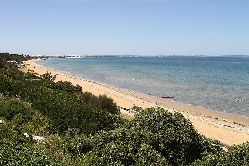 Mentone dog beach — coastal views