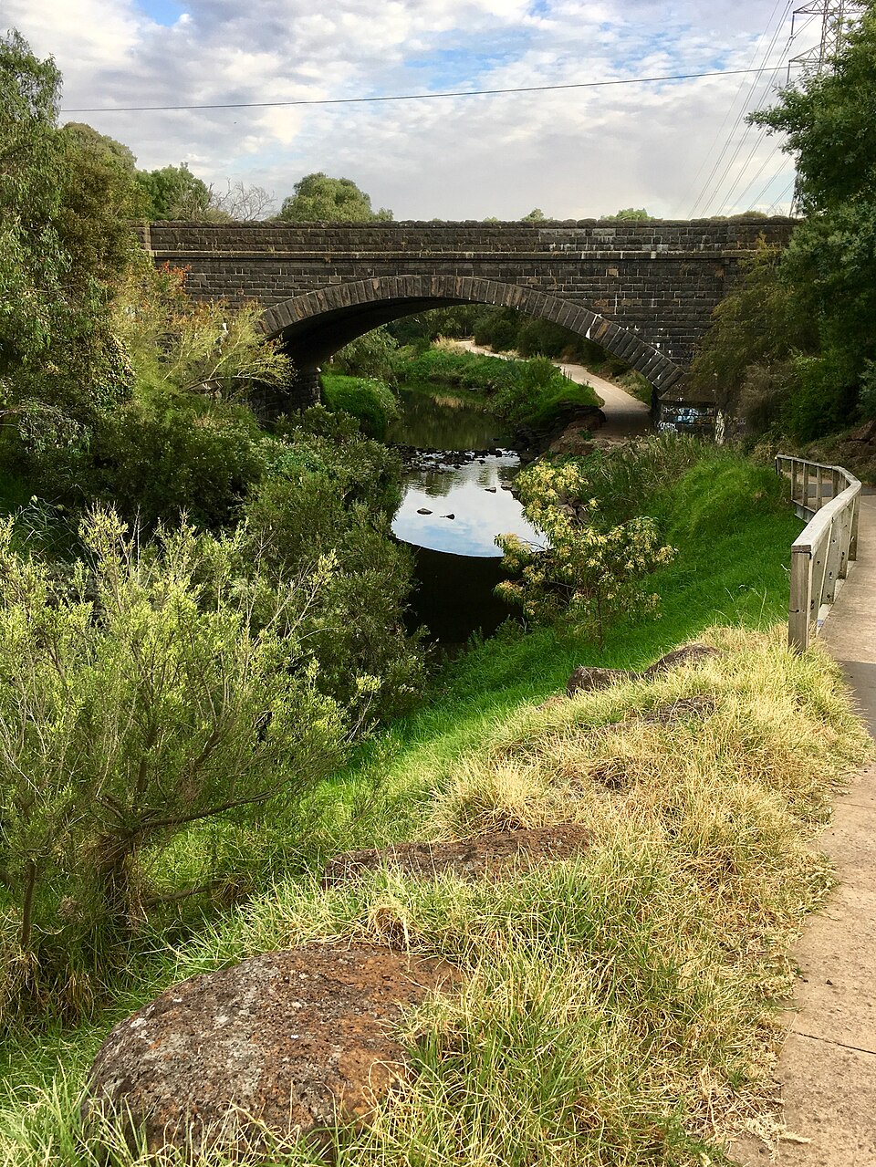 Merri Creek Trail — bridge and bush