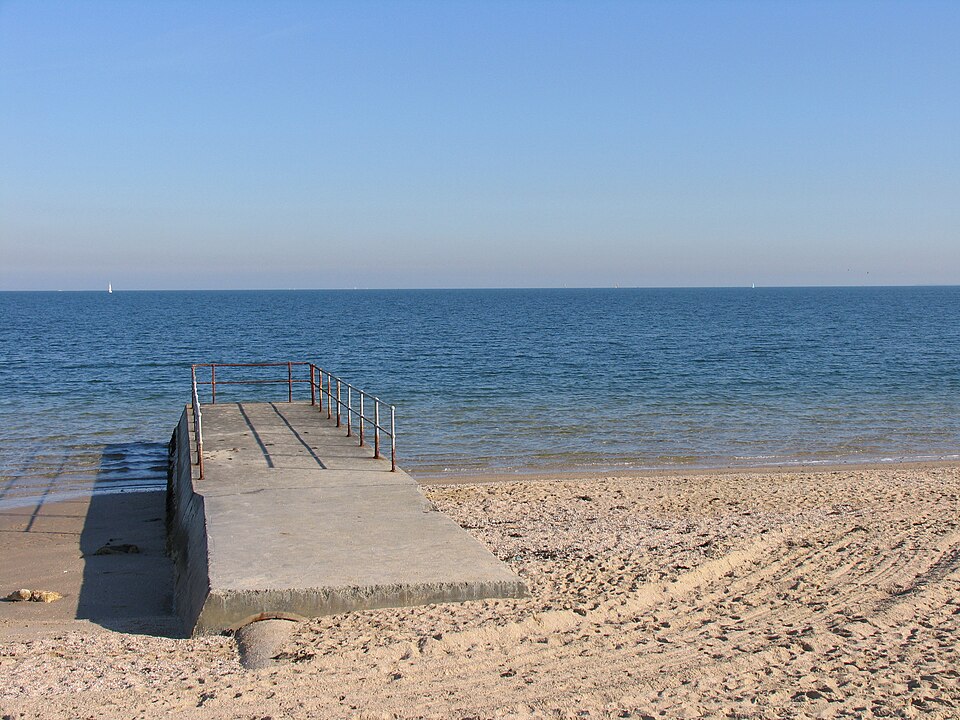 Middle Park dog beach — beach and surrounds