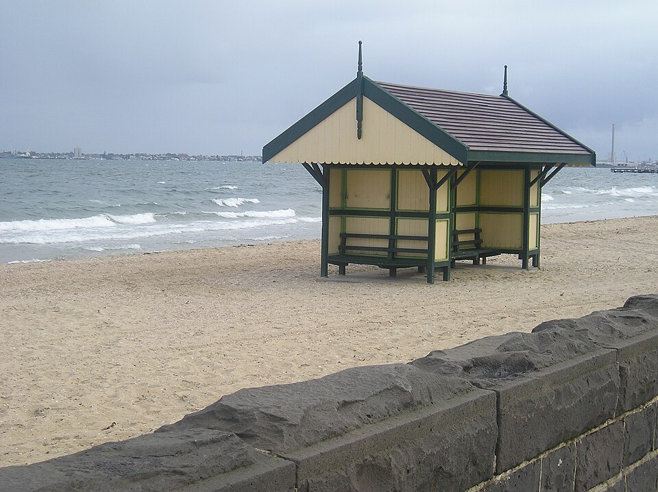 Middle Park dog beach — coastal views