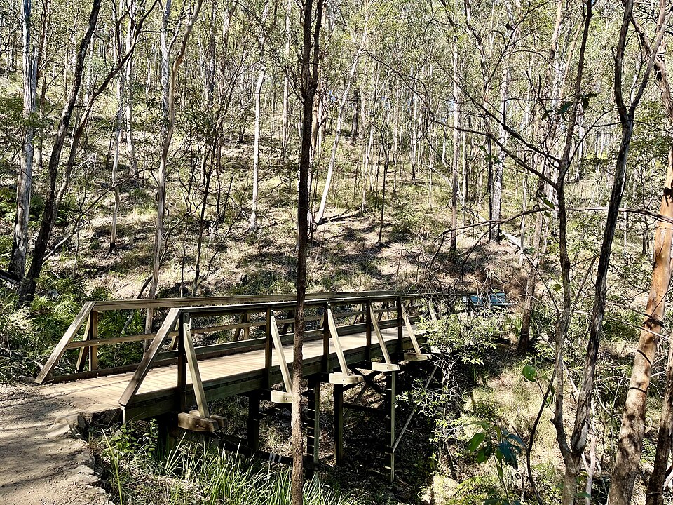 Mount Coot-tha — footbridge on trail