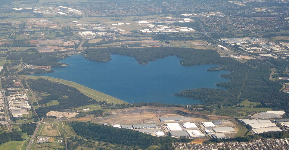 Prospect Reservoir — aerial parkland views