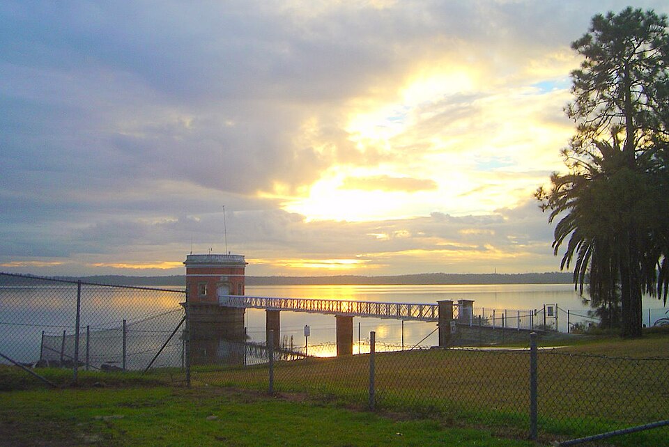 Prospect Reservoir — sunset over the water