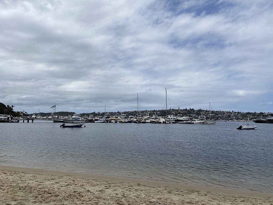 Bellamy Beach — Rose Bay harbour sand