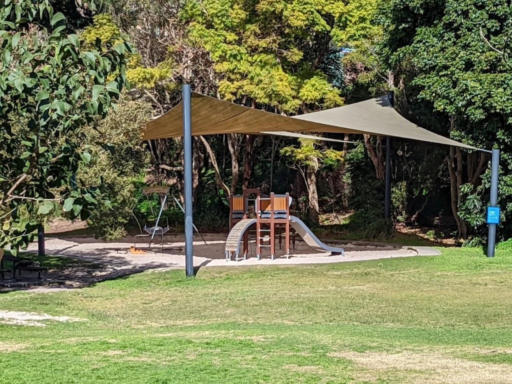 Rosherville Reserve — playground with shade sail