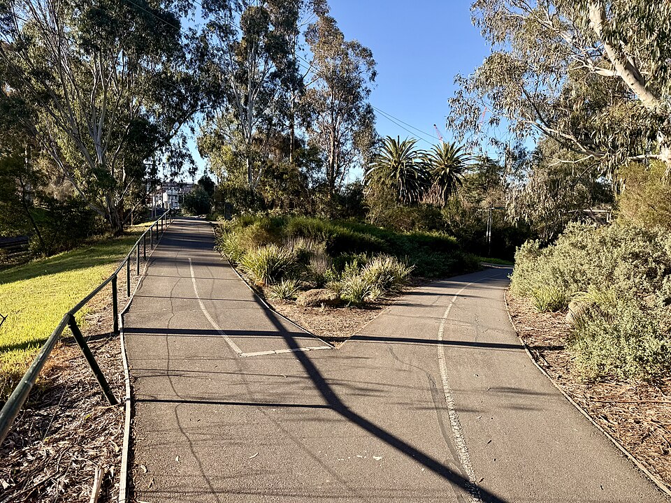 Royal Park — shared path junction