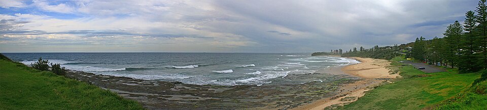 Sharkey’s Beach (Coledale) — coastal views