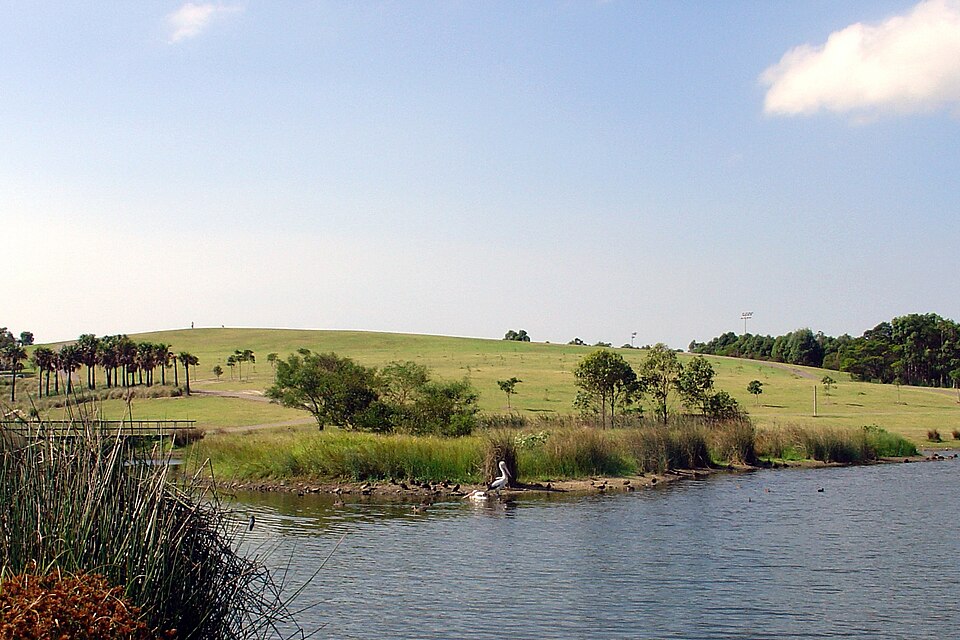 Sydney Park — wetlands and paths