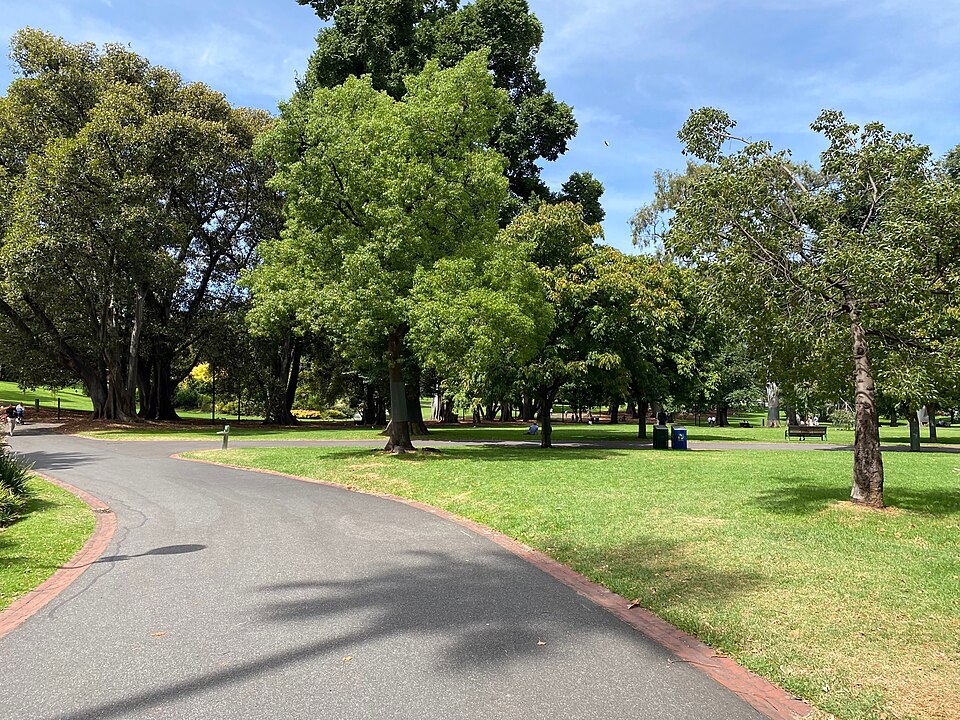 Treasury Gardens — park and surrounds
