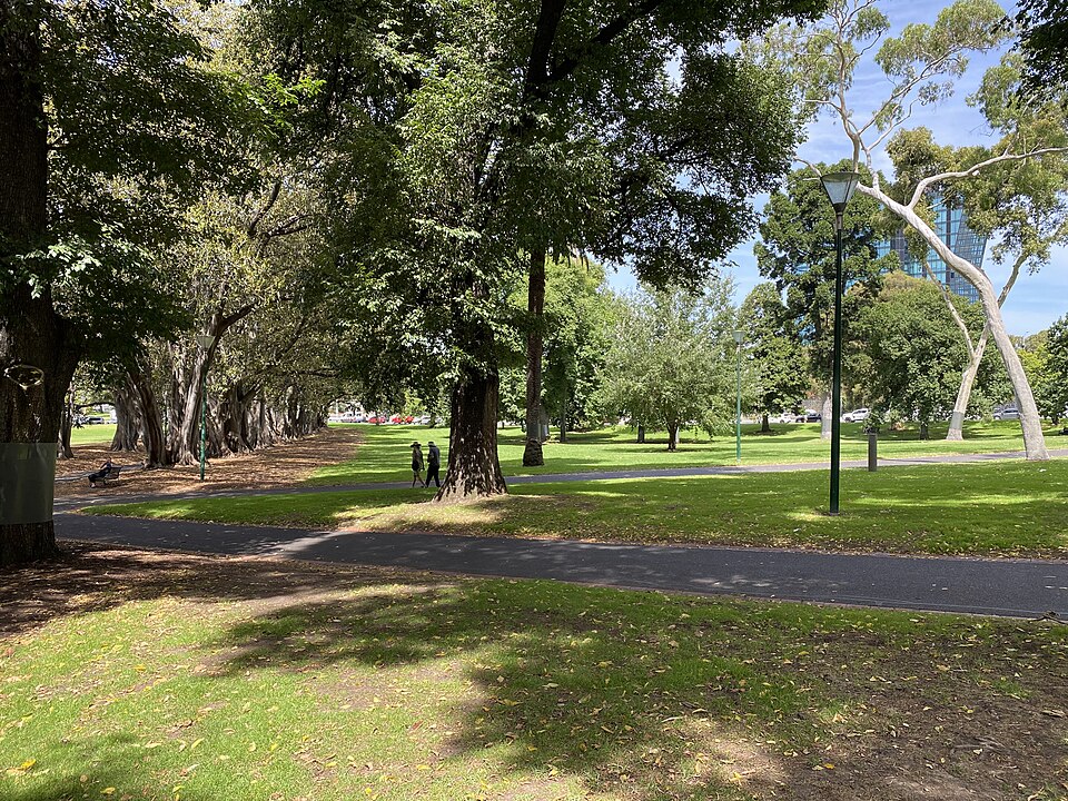 Treasury Gardens — East Melbourne area