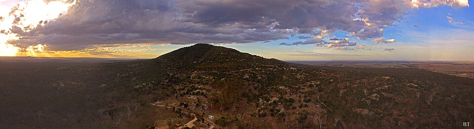 You Yangs — sunset from Flinders Peak